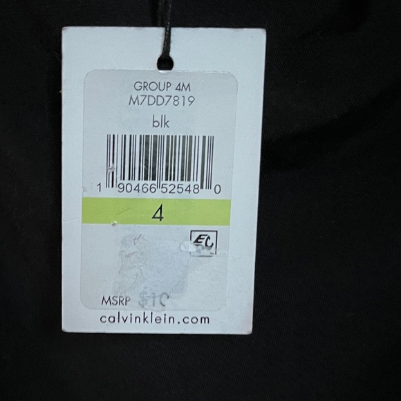 NWT Calvin Klein One Shoulder Sheath Dress with Attached Choker - Picture 14 of 15